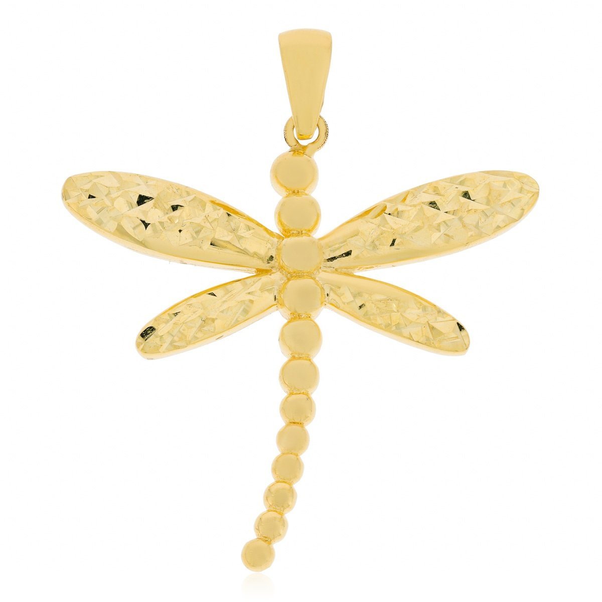 Złota zawieszka wisiorek ważka pr. 333