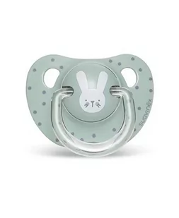 Suavinex, Hygge Baby, Smoczek anatomiczny, silikonowy, Królik, Miętowy, 18m+ - Smoczki uspokajające - miniaturka - grafika 1