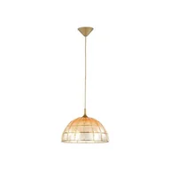 Lampy sufitowe - Lampa wisząca Sole złoto-pomarańczowa 1xE27x15W do kuchni wym: 115 x 36 x 36 cm tworzywo sztuczne Alfa - miniaturka - grafika 1