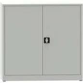 Pozostałe wyposażenie warsztatu - PARTNER B2B Warsztatowa szafa półkowa na narzędzia KOVONA JUMBO, 2 półki, spawana, 1200 x 500 x 1150 mm, szara 178652 - miniaturka - grafika 1