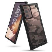 Etui i futerały do telefonów - Ringke Fusion X Design etui pancerny pokrowiec z ramką Samsung Galaxy Note 20 Ultra czarny (XDSG0036) - miniaturka - grafika 1