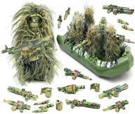 Klocki - ZESTAW 0066 PONTON + KAMUFLAŻE + BRONIE klocki wojsko płytka figurki broń - miniaturka - grafika 1