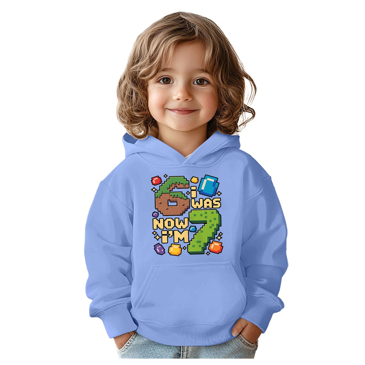 BLUZA DZIECIĘCA Z KAPTUREM 67 SIX SEVEN VIRAL 134-140 DLA DZIECKA PREZENT