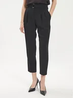 Spodnie damskie - Boss Spodnie materiałowe Tapiah 50490037 Czarny Regular Fit - miniaturka - grafika 1