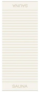 Ręcznik plażowy Balance Sauna 80x200 naturalny frotte 500g/m2 100% bawełna Cawoe - Ręczniki - miniaturka - grafika 1