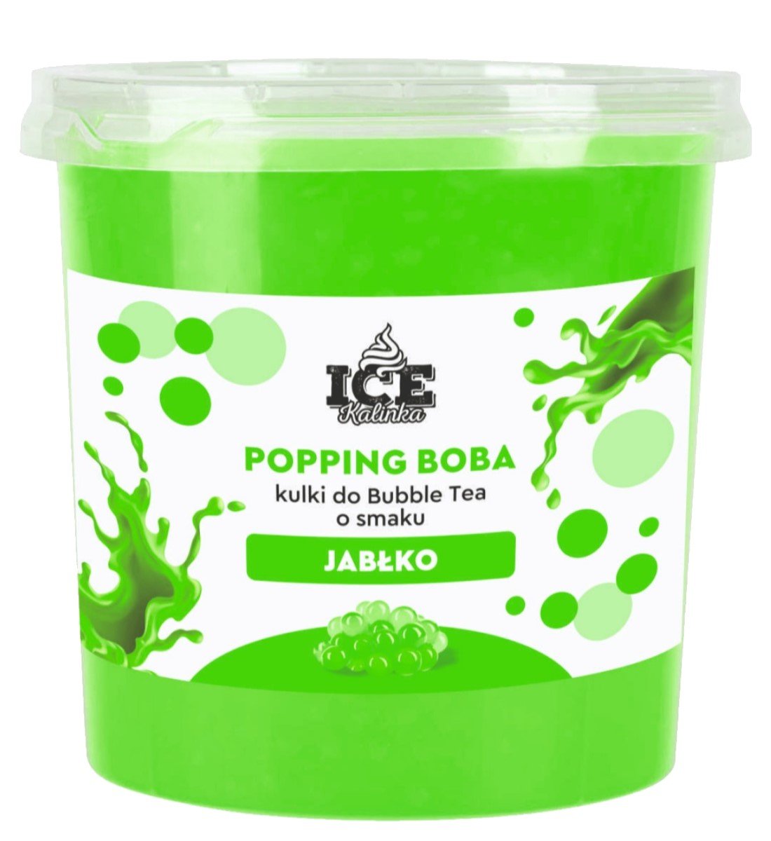 Kulki do Bubble Tea Jabłko 3 kg Popping boba kawior o smaku jabłkowym