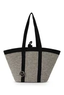 Torebki damskie - Pleciona torba plażowa NOBO - Nobo - miniaturka - grafika 1