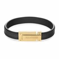 Bransolety męskie - Bransoletka Męska Tommy Hilfiger 2790561 Skórzany 19 cm - miniaturka - grafika 1