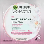 Maseczki do twarzy - Garnier SkinActive Moisture Bomb maseczka do twarzy 1 szt - miniaturka - grafika 1