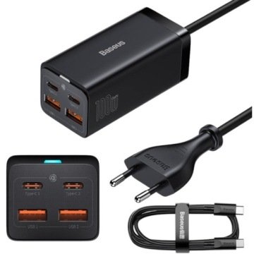 Szybka ładowarka Baseus GaN3 100W Usb-c zasilacz do laptopa