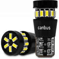 Żarówki samochodowe - ŻARÓWKA 18 LED CANBUS W5W T10 ŻARÓWKI BIAŁE MOCNE - miniaturka - grafika 1