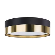 Oprawy, klosze i abażury - Plafon Londyn 60 cm czarno-złoty 4 x E27 TK Lighting - miniaturka - grafika 1