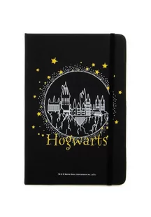 Notatnik w kratkę, A5, Harry Potter, Hogwart, czarny - Notesy i bloczki - miniaturka - grafika 1