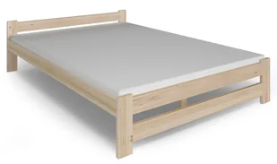 Małżeńskie sosnowe łóżko z materacem 160x200 C6-M28 - Łóżka - miniaturka - grafika 2
