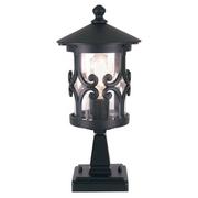 Lampy ogrodowe - Elstead Lighting Hereford Pedestal Lantern BL12 BLACK Lampa ogrodowa IP23 stylowa BL12 BLACK) - miniaturka - grafika 1