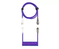Kable komputerowe i do monitorów - Cooler Master Coiled Cable (Thunderstorm Blue-Purple) - miniaturka - grafika 1