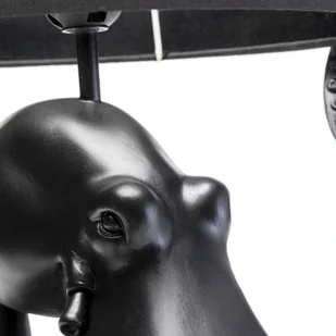 Lampa stołowa Kare Octopus, czarna, tekstylna, wysokość 47 cm - Lampy stojące - miniaturka - grafika 1