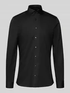 Koszule męskie - Koszula biznesowa o kroju super slim fit z listwą guzikową - miniaturka - grafika 1