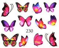 Ozdoby do paznokci - Naklejki wodne na paznokcie - nr 230 - miniaturka - grafika 1