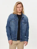 Kurtki męskie - Pepe Jeans Kurtka jeansowa Pinners PM402715 Niebieski Regular Fit - miniaturka - grafika 1