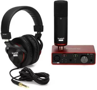 Focusrite Scarlett Solo STUDIO 3Gen + ABLETON + PRO TOOLS! - Akcesoria do nagłośnienia - miniaturka - grafika 1