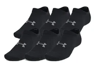 Skarpetki damskie - Skarpety Under Armour STOPKI Essential No Show – 6-pak Czarne - miniaturka - grafika 1