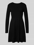 Sukienki - Sukienka taliowana z dzianiny z mieszanki wiskozy model ‘NATASCHA’ - miniaturka - grafika 1