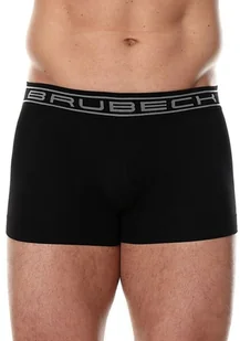 Brubeck Bokserki męskie shortbox Comfort Cotton czarne r. M BX10050A - Majtki męskie - miniaturka - grafika 1