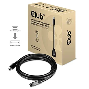 Club 3D Kabel 1m czarny CAC-1121 CAC-1121 - Kable - miniaturka - grafika 1