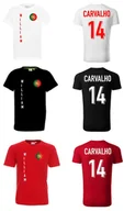 Koszulki sportowe męskie - Koszulka Portugalia WILLIAM CARVALHO 14 - miniaturka - grafika 1