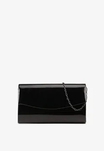 Czarna Klasyczna Torebka Kopertówka z Łańcuszkiem Frodira - Torebki damskie - miniaturka - grafika 1