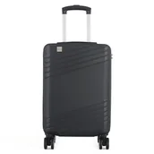 Walizki - Walizka unisex na kółkach torba bagaż 20" - czarna Semi Line - miniaturka - grafika 1