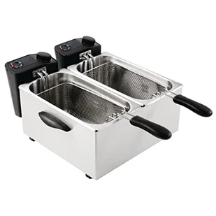 Caterlite GG199 lekka frytkownica, 2 x 3,5 l, 24 x 41,5 x 42,9 cm - Frytownice gastronomiczne - miniaturka - grafika 1