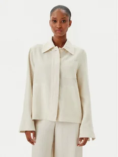 Marc O'Polo Koszula 503 0066 74035 Beżowy Regular Fit - Koszule damskie - miniaturka - grafika 1