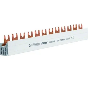 Hager Szyna 3-FAZ 57MOD KDN380B - Inne akcesoria elektryczne - miniaturka - grafika 2