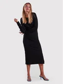 Sukienki - Pieces Sukienka codzienna Kylie 17126214 Czarny Slim Fit - miniaturka - grafika 1