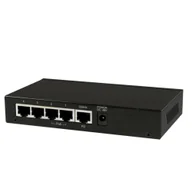 Huby USB - ALLNET ALL-SG8205PD łącza sieciowe Nie zarządzany L2 Gigabit Ethernet (10/100/1000) Obsługa PoE Czarny - miniaturka - grafika 1