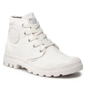 Botki damskie - Trapery Palladium Pampa Hi 92352-116-M Biały - miniaturka - grafika 1