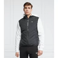 Kamizelki męskie - EA7 Puchowy bezrękawnik | Regular Fit - miniaturka - grafika 1