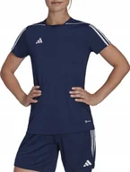 Koszulki i topy damskie - Koszulka damska adidas Tiro 23 League Jersey granatowa HR4613 S - miniaturka - grafika 1