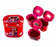 Kosmetyczki, organizery i kuferki - Kuferek Na Kosmetyki Organizer Zestaw, Różne Kolory - miniaturka - grafika 1