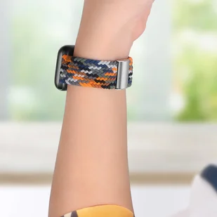 Strap Fabric opaska do Watch 7 / 6 / SE / 5 / 4 / 3 / 2 (41mm / 40mm / 38mm) pleciony materiałowy pasek bransoletka do zegarka wzór 3 - Etui i futerały do telefonów - miniaturka - grafika 2