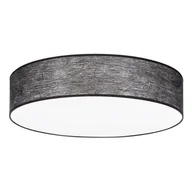 Lampy sufitowe - Britop LAMPA sufitowa NEVOA 47955802 okrągła OPRAWA plafon abażurowy loft czarny - miniaturka - grafika 1