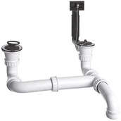 Akcesoria do armatury i ceramiki - BLANCO Armatura przelewowo-odpływowa 2x1,5 do modeli RZS TOP EZ TOP EZS 137034) 137034 - miniaturka - grafika 1