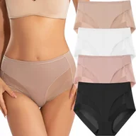 Majtki damskie - 4x Majtki Damskie Wyszczuplające Figi Wysoki Stan Modelujące Sylwetkę L - miniaturka - grafika 1