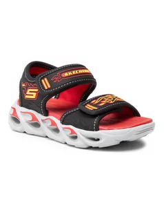 Buty dla dziewczynek - Skechers Sandały Thermo-Splash 400109L/BKRD Czarny - grafika 1