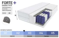 Materace - MATERAC KIESZENIOWY MODEL FORTE+ 120x200 - miniaturka - grafika 1