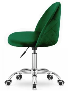 Fotel biurowy, krzesło biurowe Krzesło obrotowe do biurka GLORIA OFFICE GREEN VELVET - Fotele i krzesła biurowe - miniaturka - grafika 1