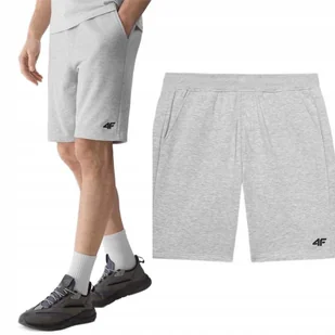 KRÓTKIE SPODENKI 4F MĘSKIE BAWEŁNIANE SPORTOWE SZORTY LATO SHOM284 r. S - Spodenki męskie - miniaturka - grafika 1