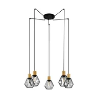 Lampy sufitowe - Eglo 43379 - Żyrandol na lince PALMORLA 5xE27/60W/230V - miniaturka - grafika 1